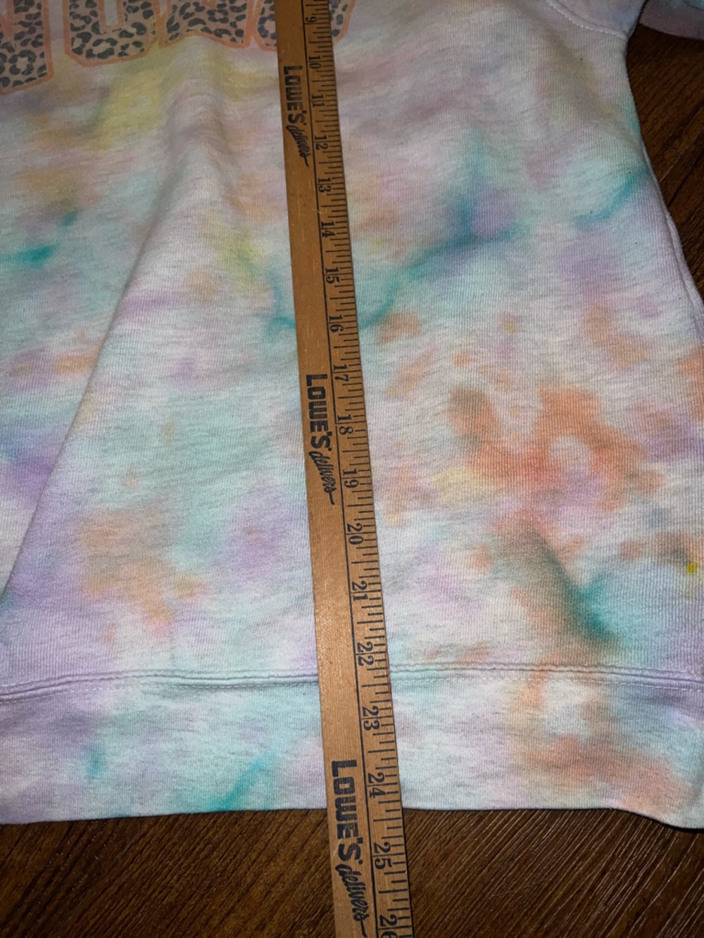 Tennessee Vols Multicolor Tie-Dye Gameday Pullover Crewneck Sweatshirt Size M - Picture 9 of 9